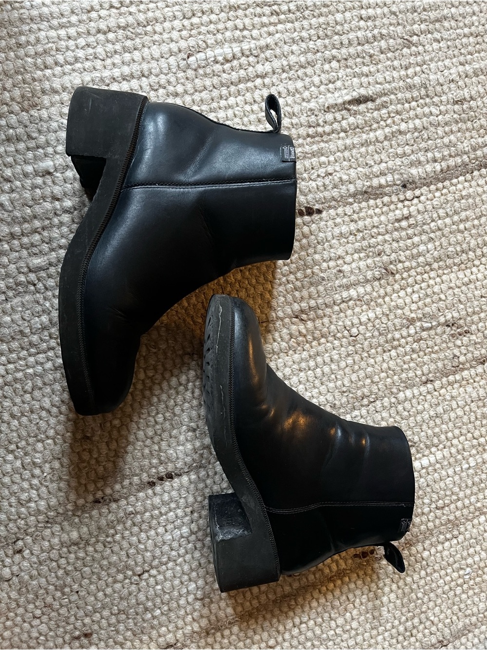 CAMPER Black Leather Ankle Boots - Classic Women's